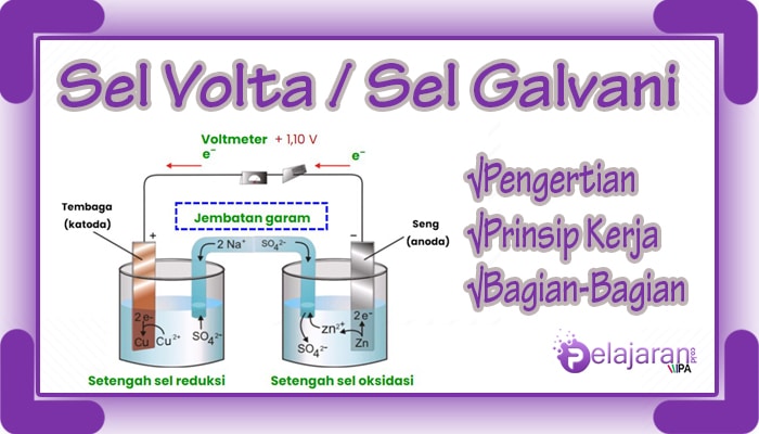 Sel Volta Pengertian Prinsip Kerja Bagian Bagian Sel Volta Dengan Penjelasan Terlengkap Ilmu Pengetahuan Alam Ipa